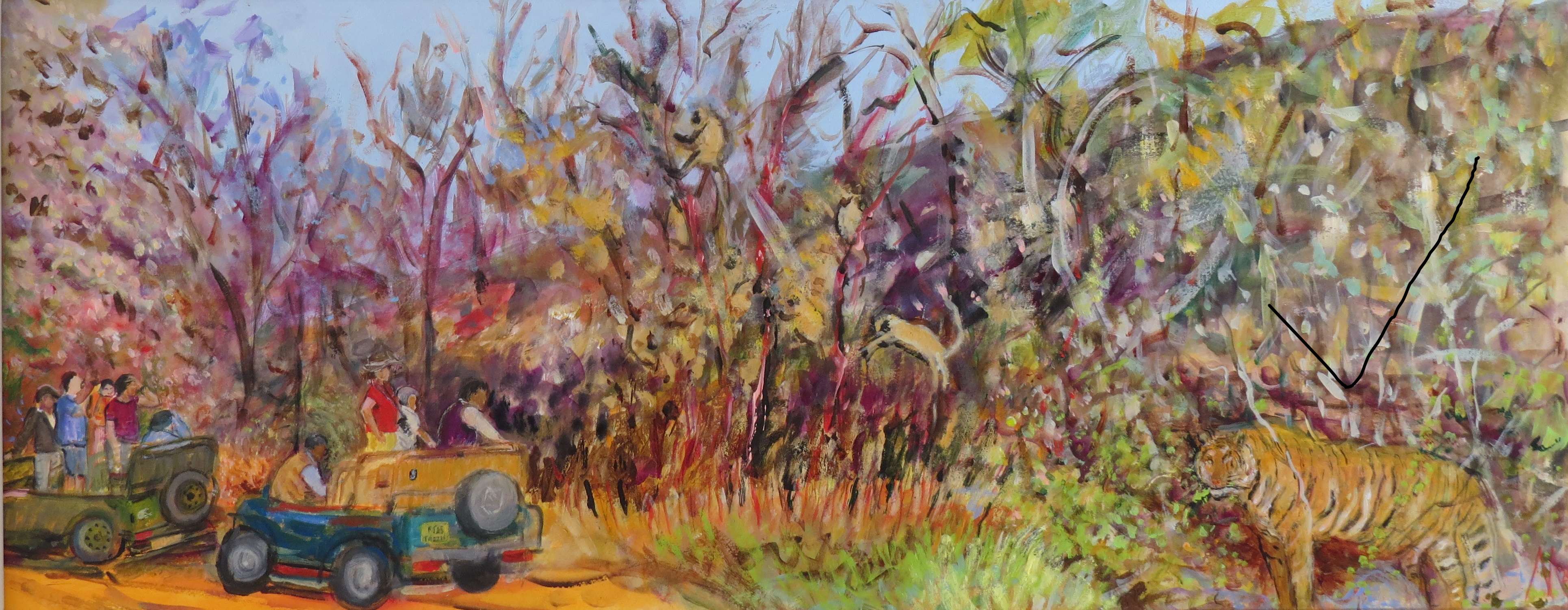 Exciting Tiger Camera Shoot Ranthambore, Gate 5, N. Park