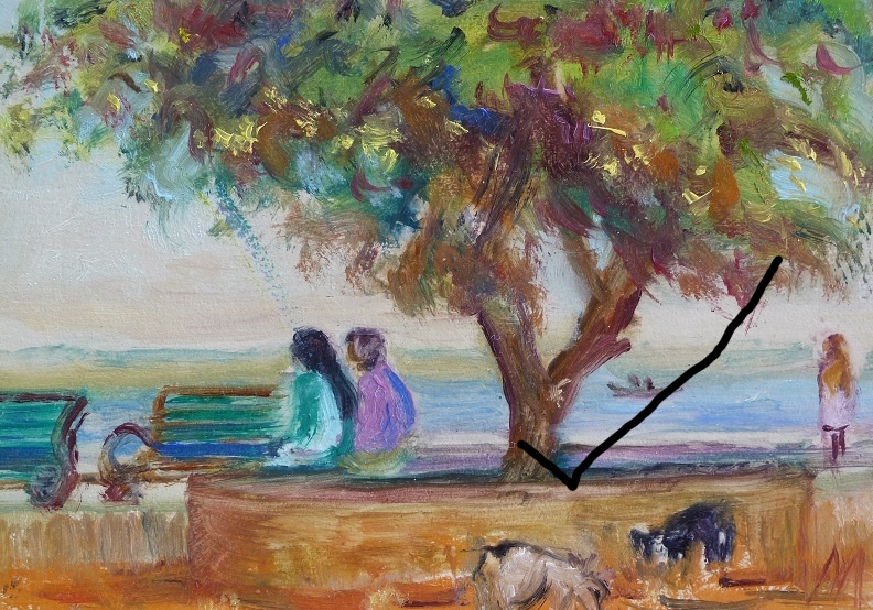 Waterfront at Cochin with Goats