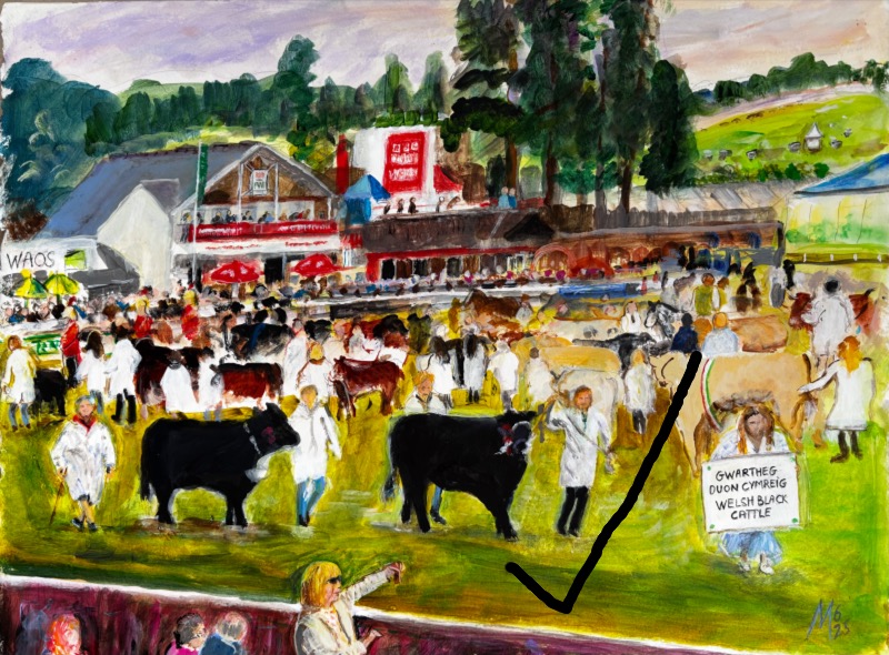 Grand Parade RWAS with Welsh Blacks 2024